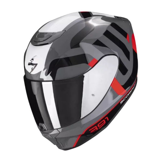 SCORPION EXO-391 AROK GRIS / ROJO / NEGRO