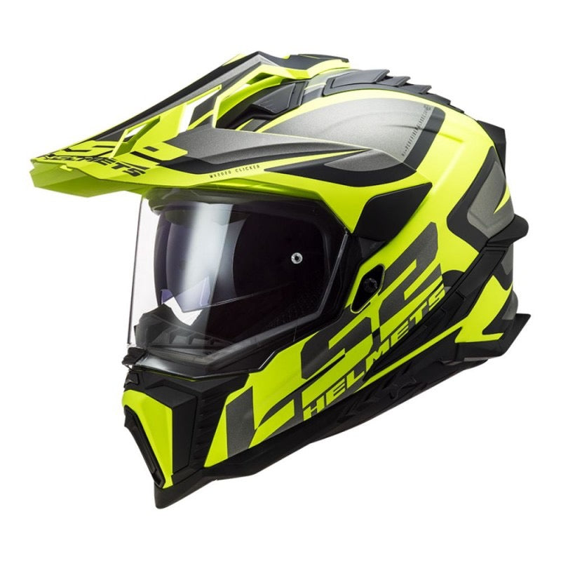 LS2 MX701 EXPLORER ALTER NEGRO MATE / AMARILLO H-V