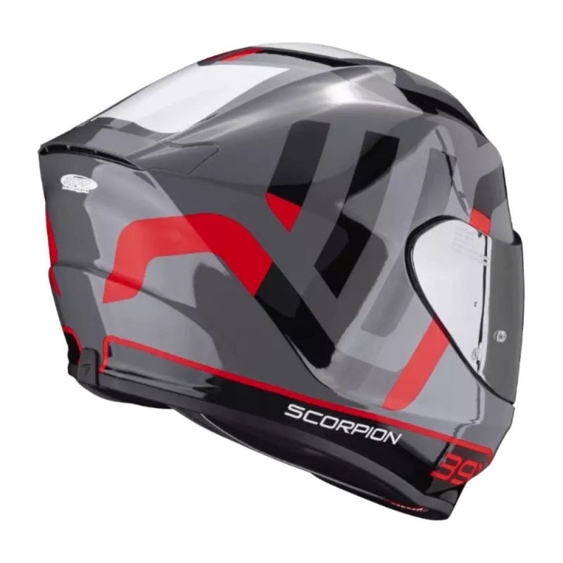 SCORPION EXO-391 AROK GRIS / ROJO / NEGRO