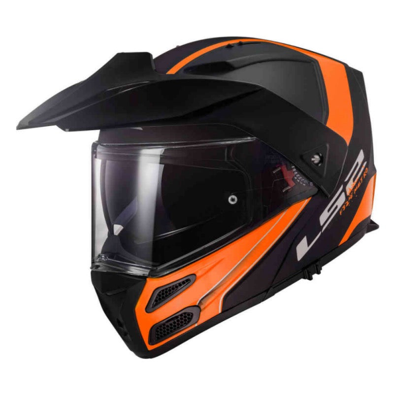 LS2 METRO EVO FF324 P/J RAPID NEGRO NARANJA FLÚOR