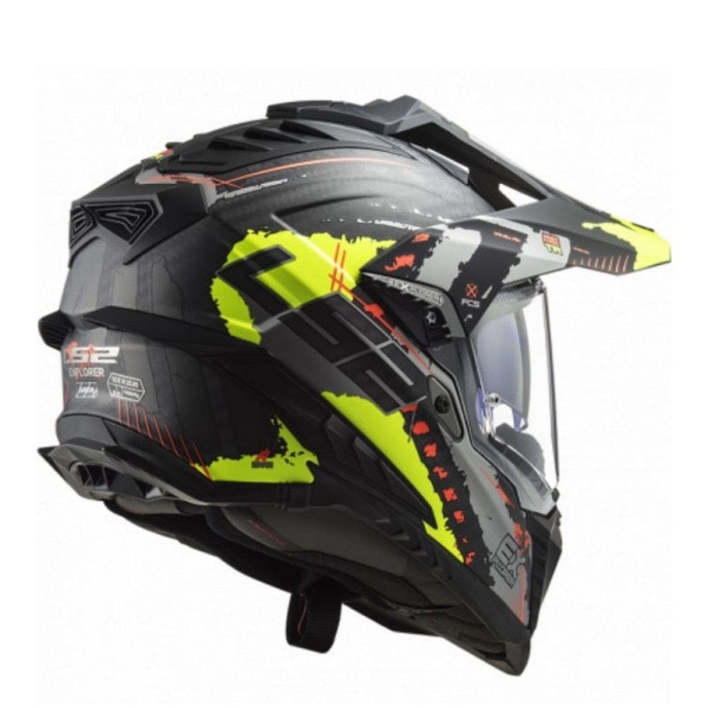 LS2 MX701 C EXPLORER FOCUS TITANIO / AMARILLO FLUOR