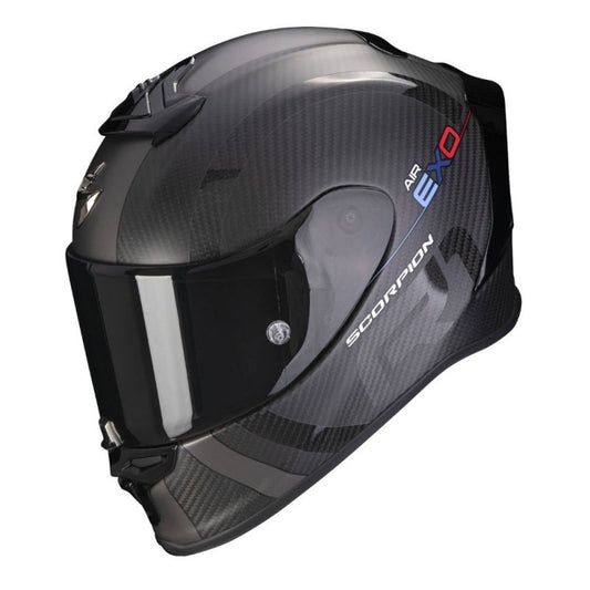 SCORPION EXO-R1 EVO CARBON AIR MG MATE NEGRO / OSCURO PLATA