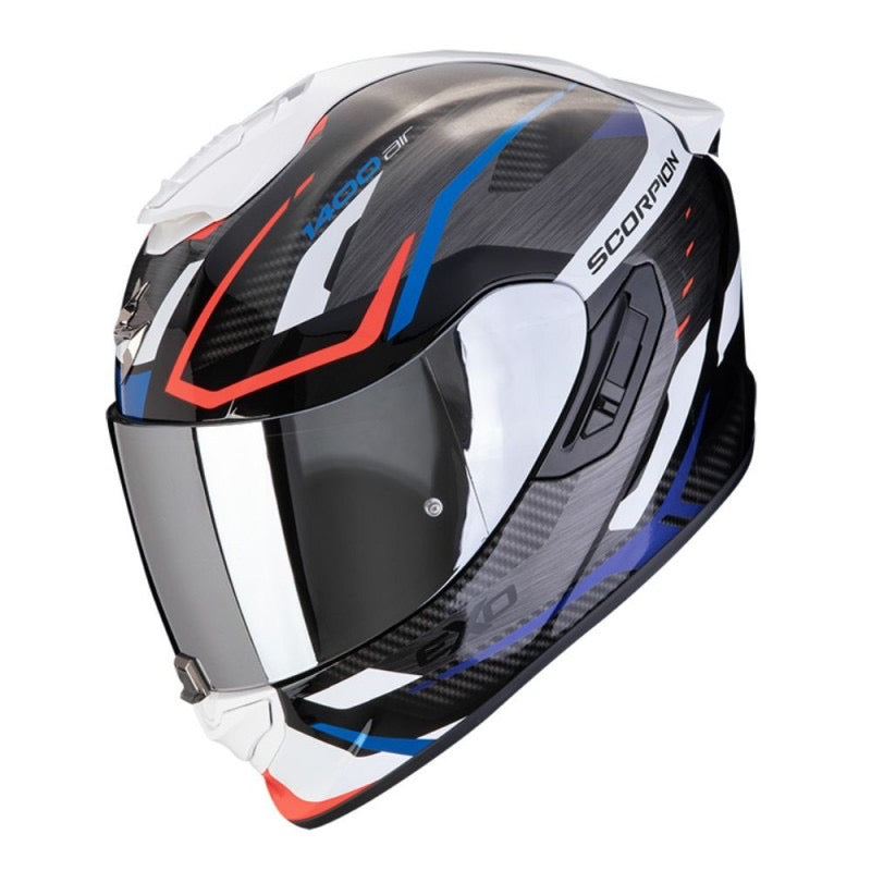 SCORPION EXO-1400 EVO 2 AIR ACCORD NEGRO / AZUL / BLANCO