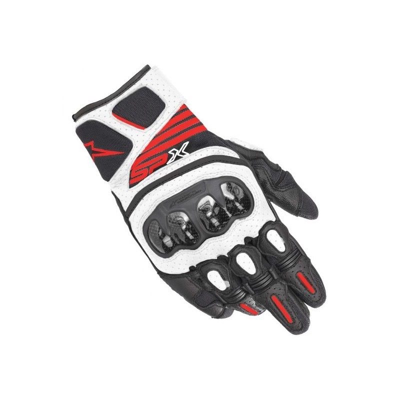 ALPINESTARS SP X AIR CARBON V2 NEGRO / BLANCO / ROJO FLUOR