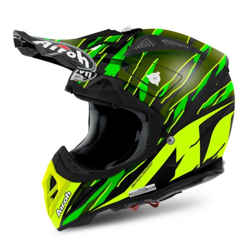 AIROH AVIATOR 2.2 THREAT GREEN MATT