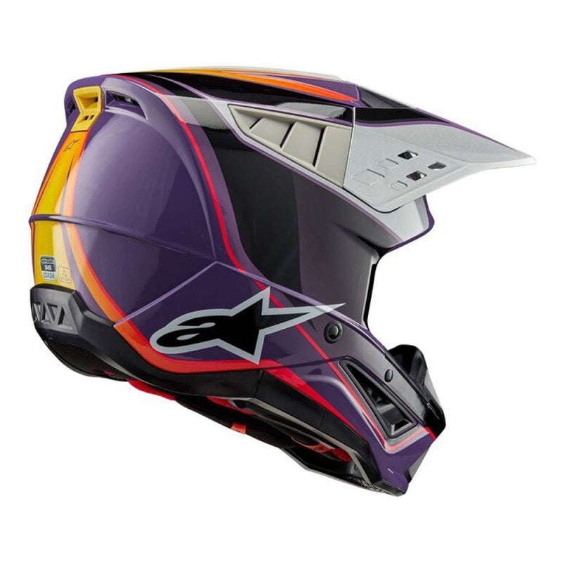 ALPINESTARS S-M5 SAIL VIOLETA / NEGRO / PLATA BRILLANTE