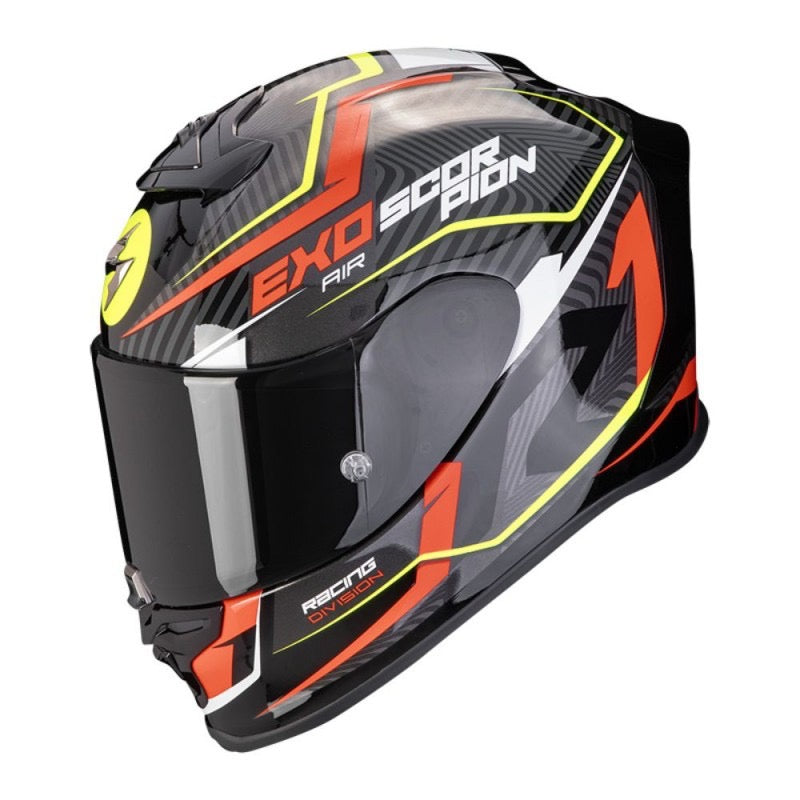 SCORPION EXO-R1 EVO AIR COUP NEGRO / ROJO / AMARILLO NEON