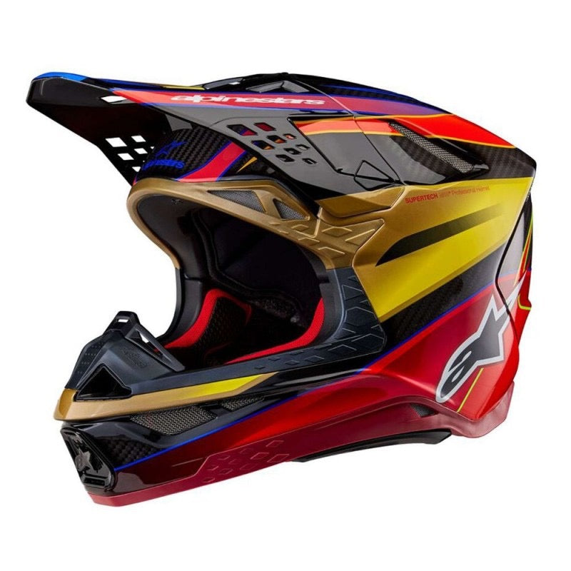 ALPINESTARS SUPERTECH S-M10 ERA DORADO / AMARILLO / ROJO RIO BRILLANTE