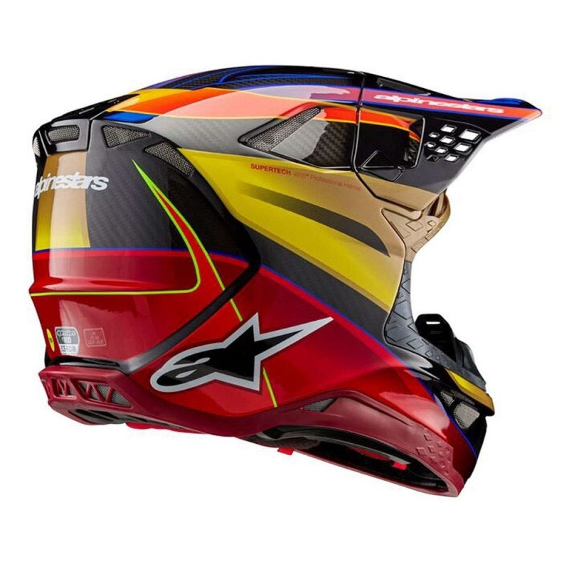 ALPINESTARS SUPERTECH S-M10 ERA DORADO / AMARILLO / ROJO RIO BRILLANTE