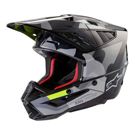 ALPINESTARS S-M5 ROVER 2 GRIS OSCURO / AMARILLO FLUO BRILLANTE