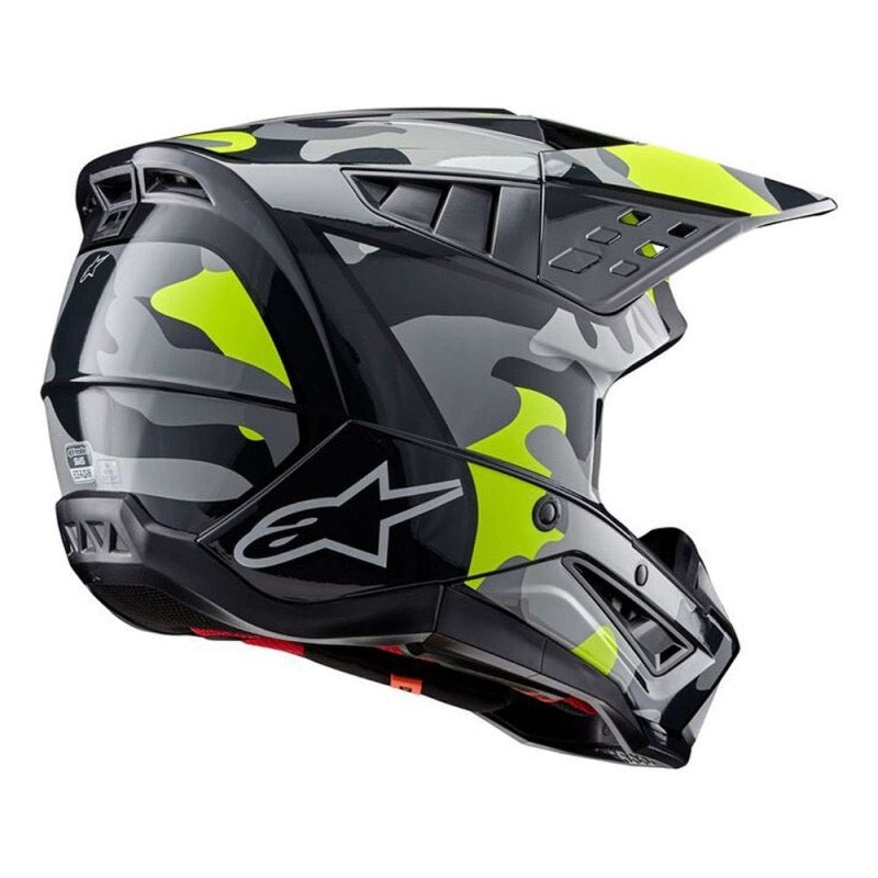 ALPINESTARS S-M5 ROVER 2 GRIS OSCURO / AMARILLO FLUO BRILLANTE