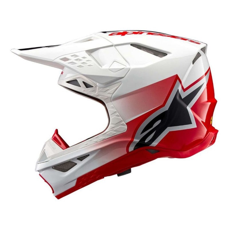 ALPINESTARS SUPERTECH S-M10 UNITE ROJO / BLANCO BRILLANTE