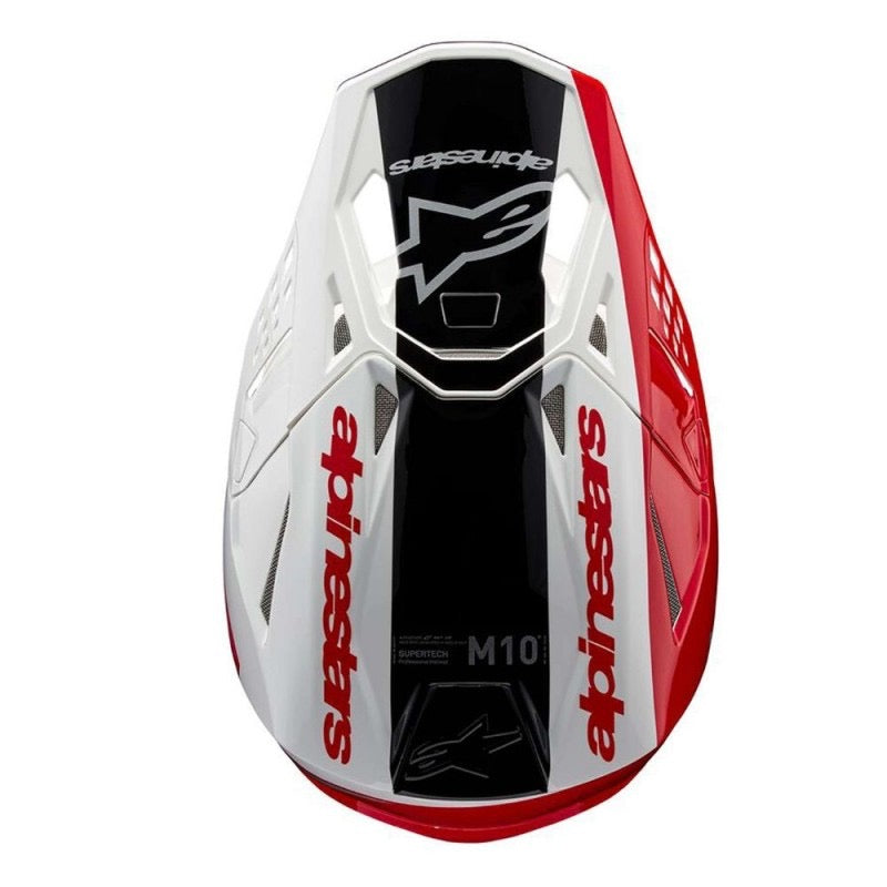 ALPINESTARS SUPERTECH S-M10 UNITE ROJO / BLANCO BRILLANTE