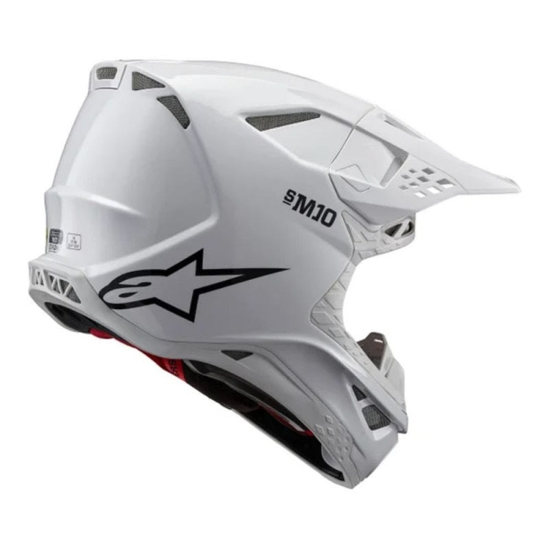 ALPINESTARS SUPERTECH S-M10 SOLID BLANCO BRILLANTE