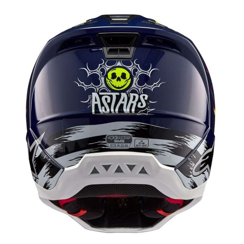 ALPINESTARS S-M5 RASH NIGHT NAVY / AMARILLO FLUO BRILLANTE