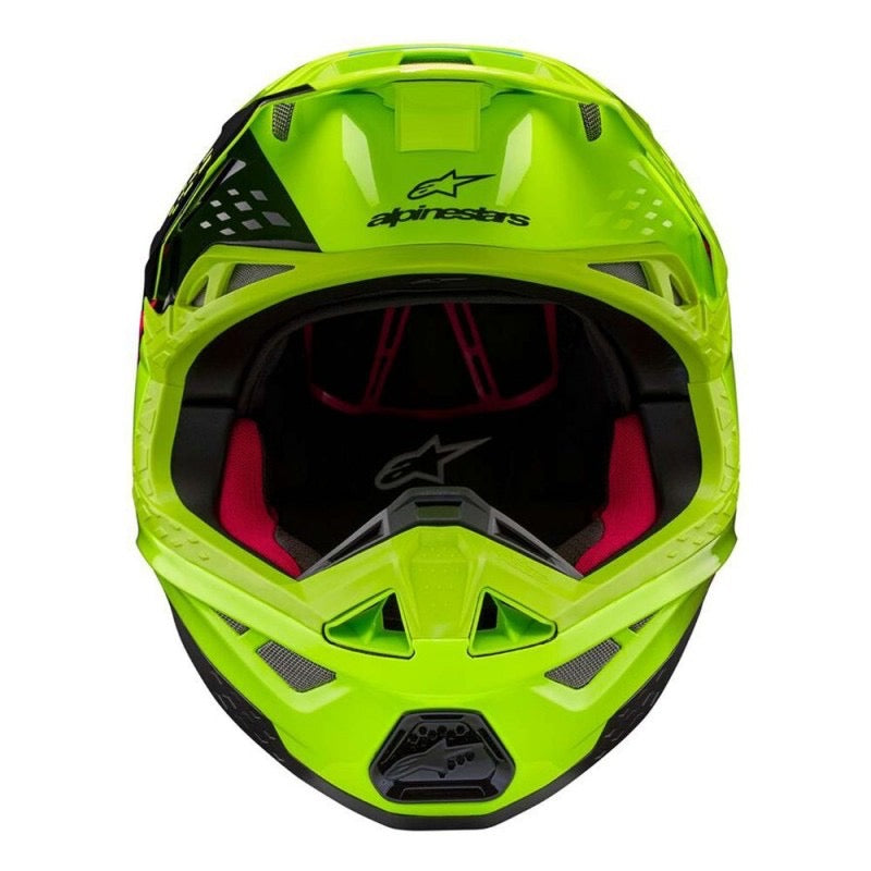 ALPINESTARS SUPERTECH S-M10 UNITE AMARILLO FLUO / NEGRO / DIVA ROSA BRILLANTE