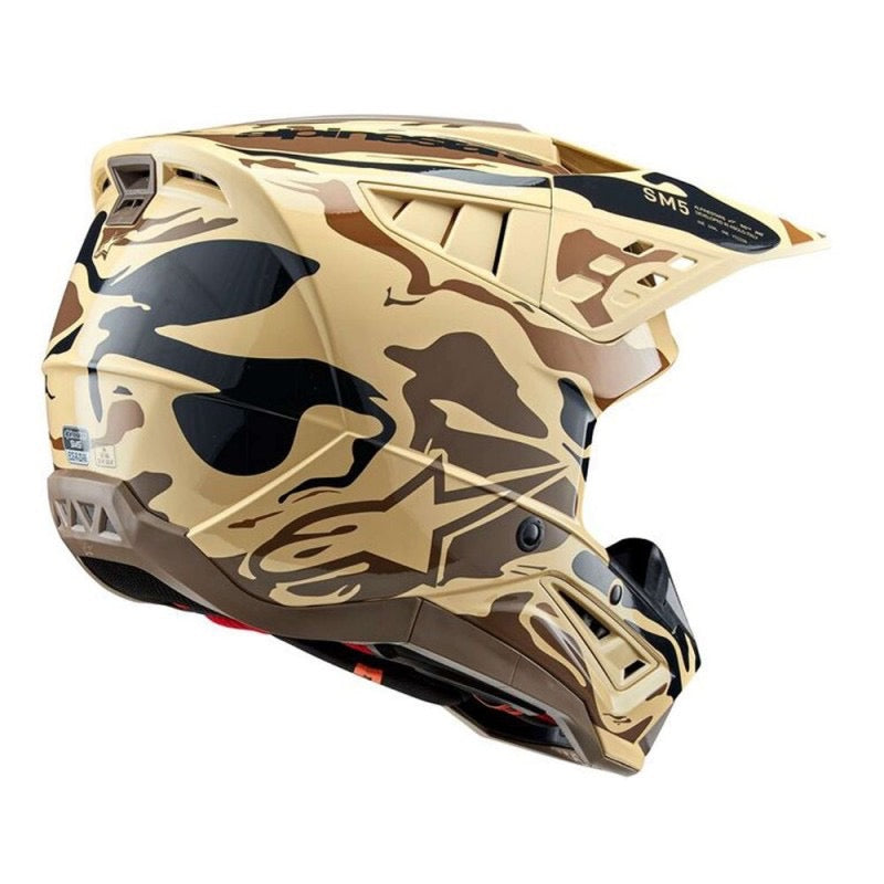 ALPINESTARS S-M5 MINERAL MARRÓN OSCURO / KANGAROO MATE