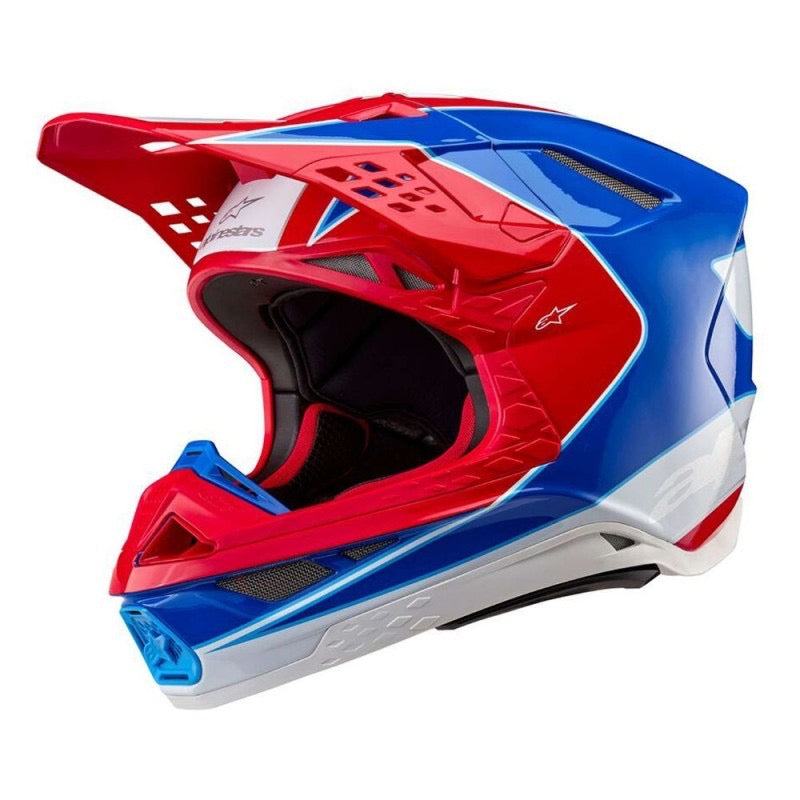 ALPINESTARS SUPERTECH S-M10 AEON ROJO BRILLANTE / AZUL BRILLANTE