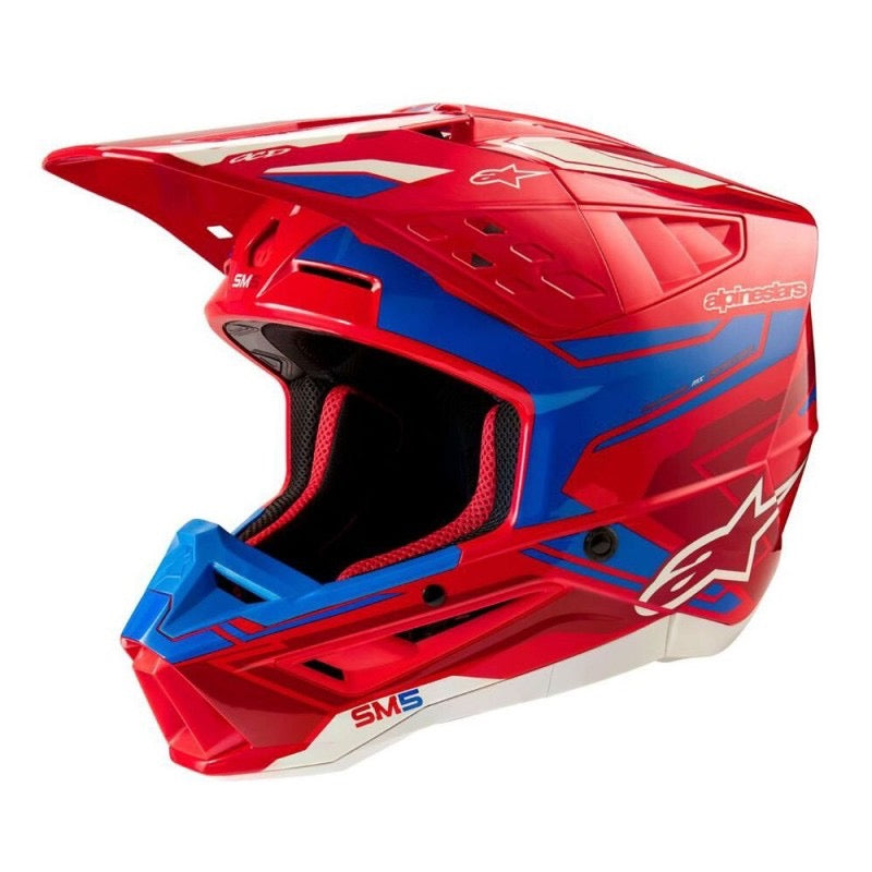 ALPINESTARS S-M5 ACTION 2 ROJO BRILLANTE / AZUL