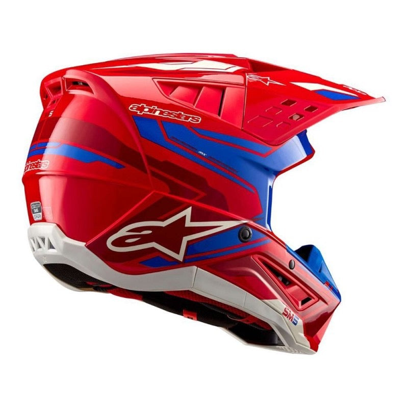 ALPINESTARS S-M5 ACTION 2 ROJO BRILLANTE / AZUL