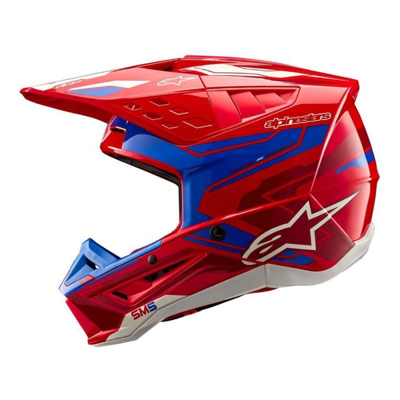 ALPINESTARS S-M5 ACTION 2 ROJO BRILLANTE / AZUL