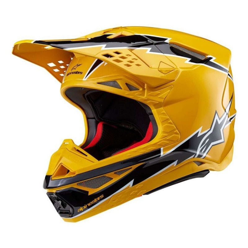 ALPINESTARS SUPERTECH S-M10 AMPRESS NEGRO / AMARILLO BRILLANTE