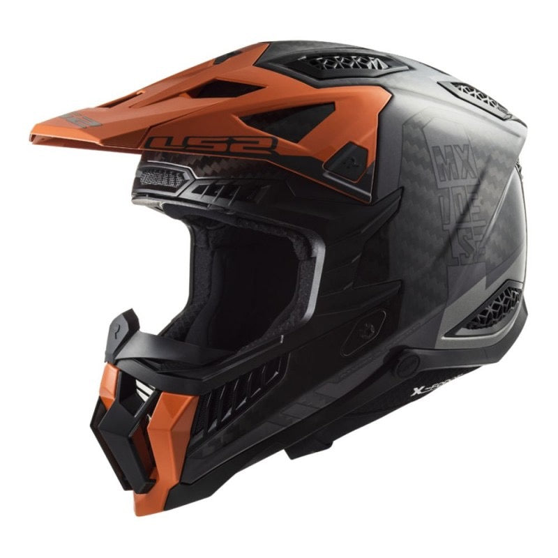 LS2 MX703 C X-FORCE VICTORY TITANIO / NARANJA