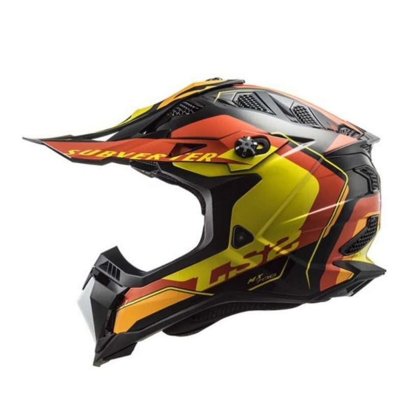 LS2 MX700 SUBVERTER EVO ARCHED NEGRO / AMARILLO / ROJO