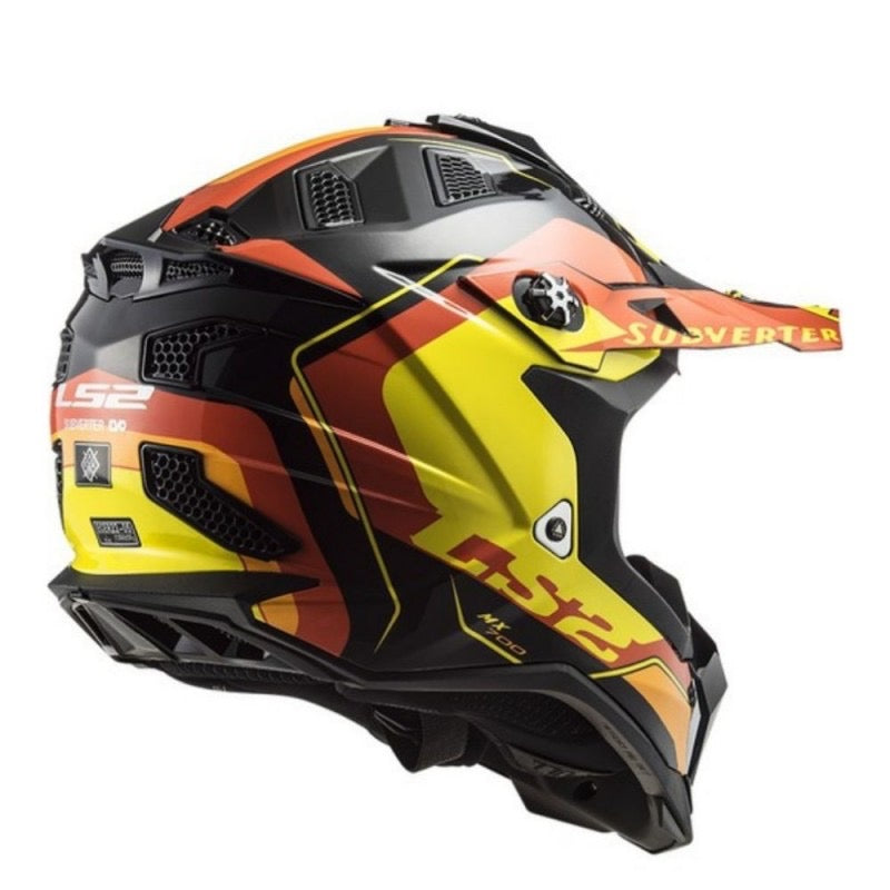 LS2 MX700 SUBVERTER EVO ARCHED NEGRO / AMARILLO / ROJO