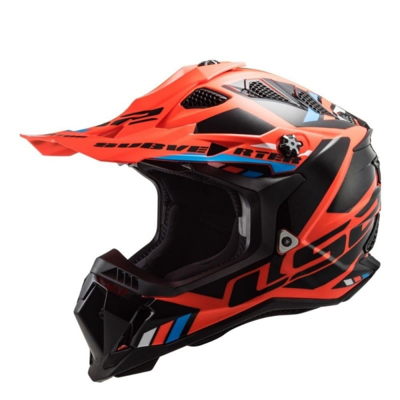 LS2 MX700 SUBVERTER EVO STOMP NARANJA FLUOR / NEGRO