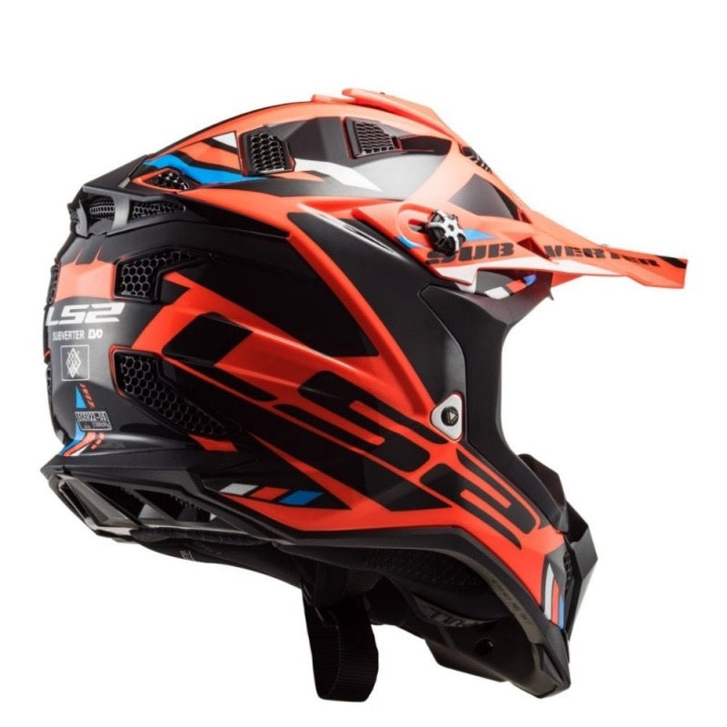 LS2 MX700 SUBVERTER EVO STOMP NARANJA FLUOR / NEGRO