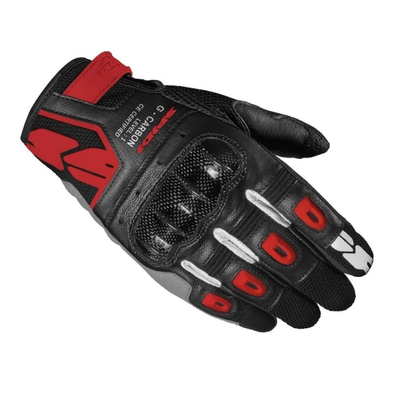 SPIDI G-CARBON NEGRO ROJO GRIS