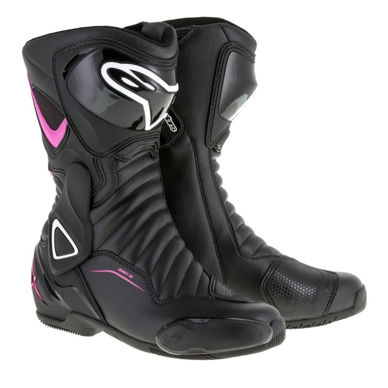 ALPINESTARS STELLA SMX-6 V2 NEGRO / FUCSIA / BLANCO