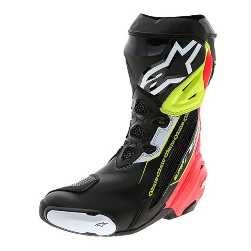 ALPINESTARS SUPERTECH R NEGRO / BLANCO / ROJO FLUOR / AMARILLO FLUOR