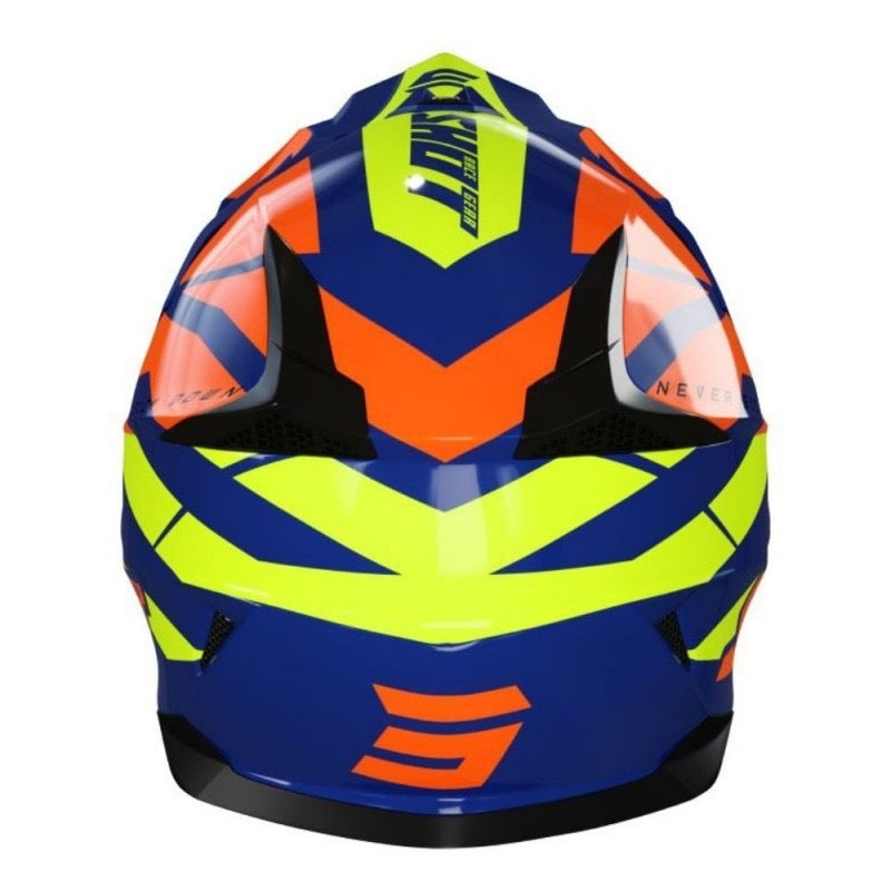 SHOT PULSE REVENGE GLOSSY NAVY / NARANJA / NEON / AMARILLO