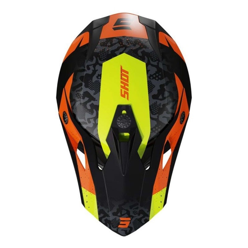 SHOT PULSE AIRFIT NEGRO / AMARILLO NEÓN / NARANJA BRILLANTE