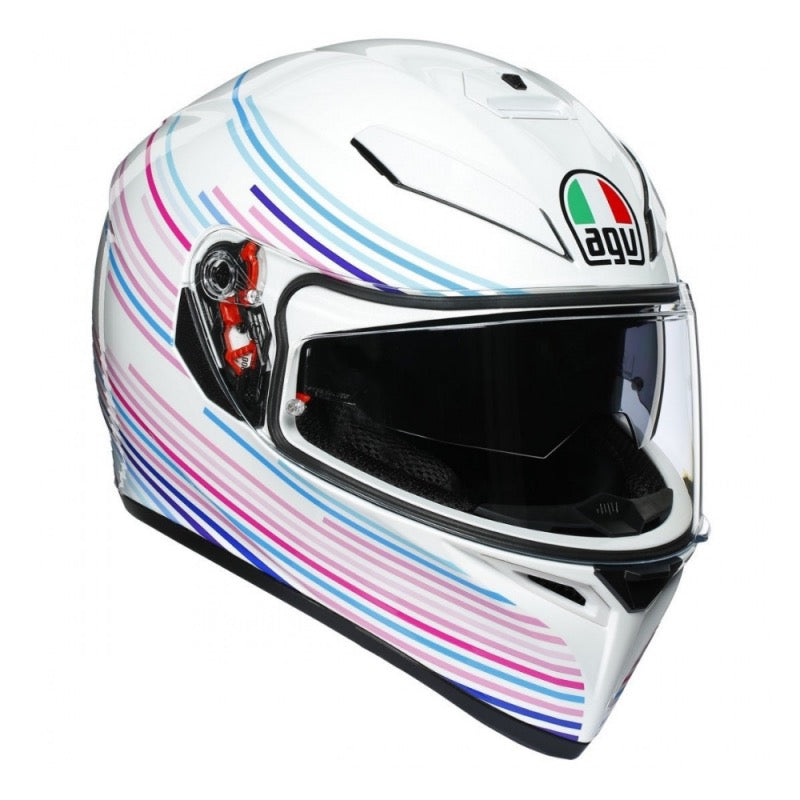 AGV K-3 SV MULTI MPLK SAKURA BLANCO / VIOLETA