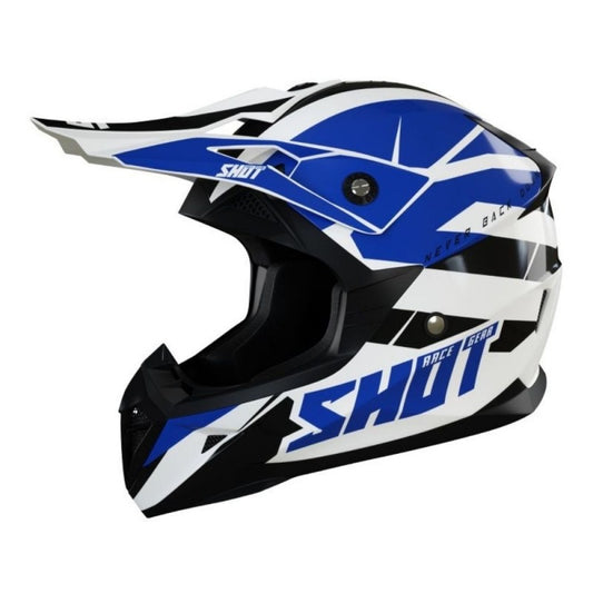 SHOT PULSE REVENGE GLOSSY BLANCO / AZUL / NEGRO