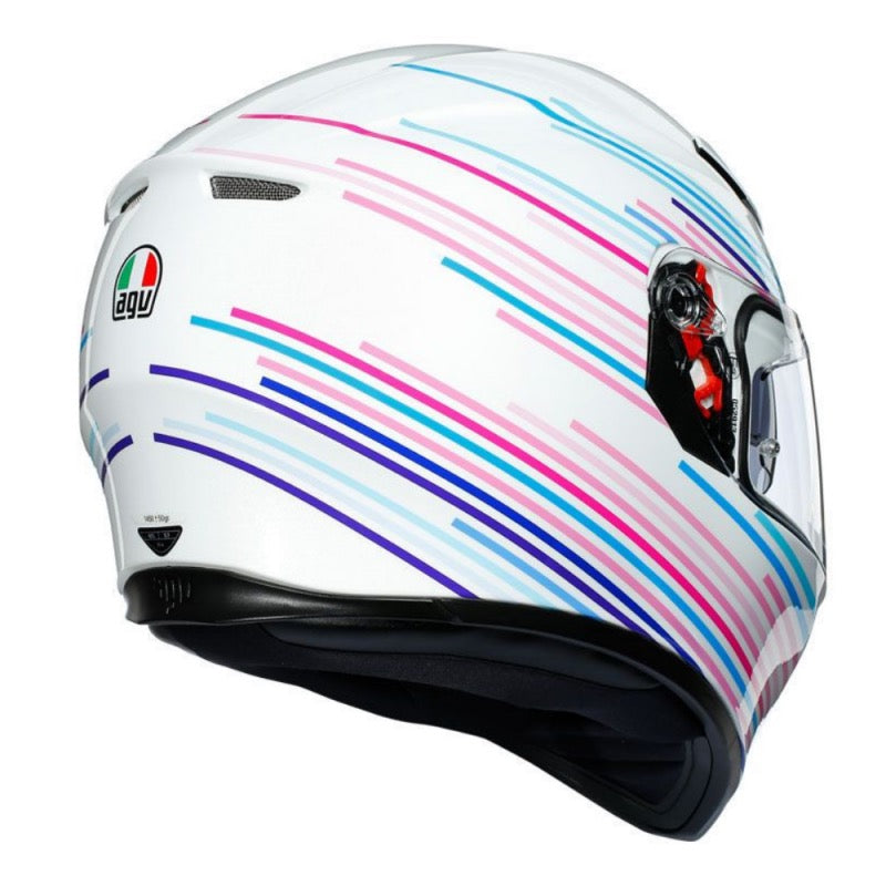 AGV K-3 SV MULTI MPLK SAKURA BLANCO / VIOLETA