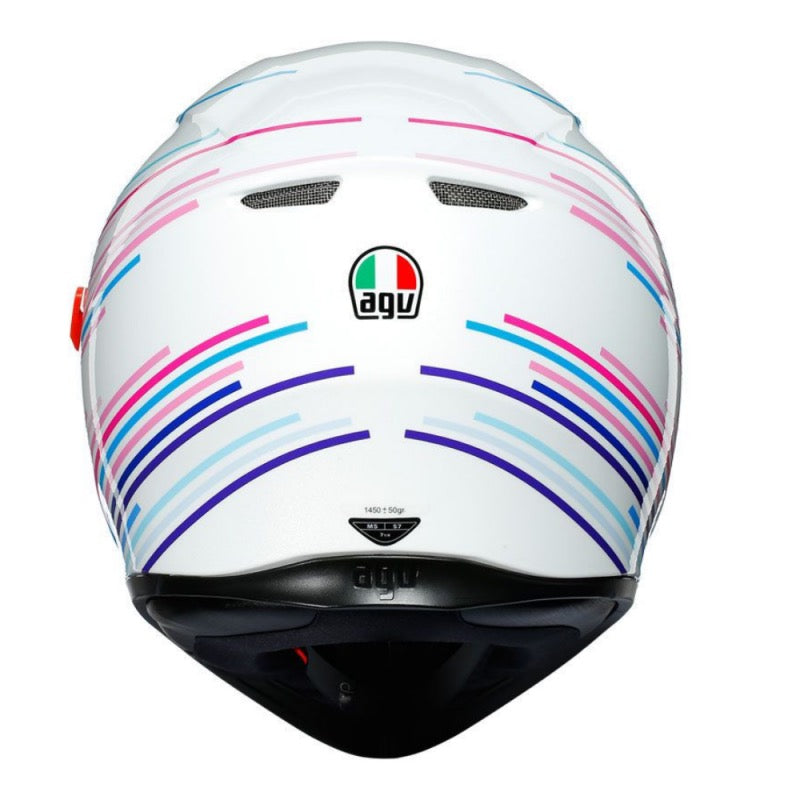 AGV K-3 SV MULTI MPLK SAKURA BLANCO / VIOLETA