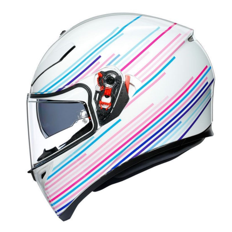 AGV K-3 SV MULTI MPLK SAKURA BLANCO / VIOLETA