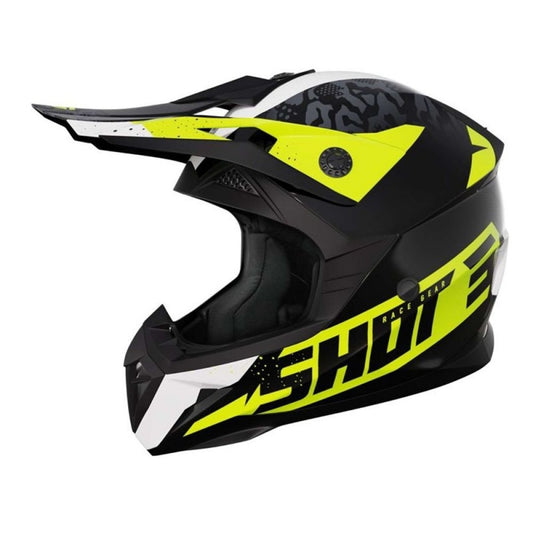 SHOT PULSE AIRFIT NEGRO / BLANCO / AMARILLO NEÓN BRILLANTE