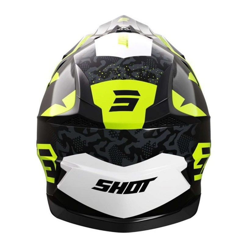 SHOT PULSE AIRFIT NEGRO / BLANCO / AMARILLO NEÓN BRILLANTE