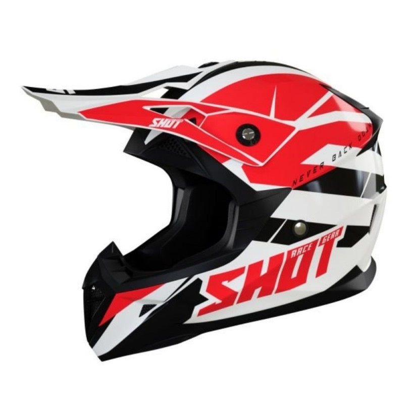 SHOT PULSE REVENGE GLOSSY BLANCO / ROJO / NEGRO