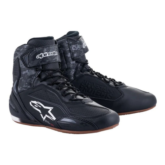 ALPINESTARS FASTER-3 NEGRO / GRIS OSCURO / GUM