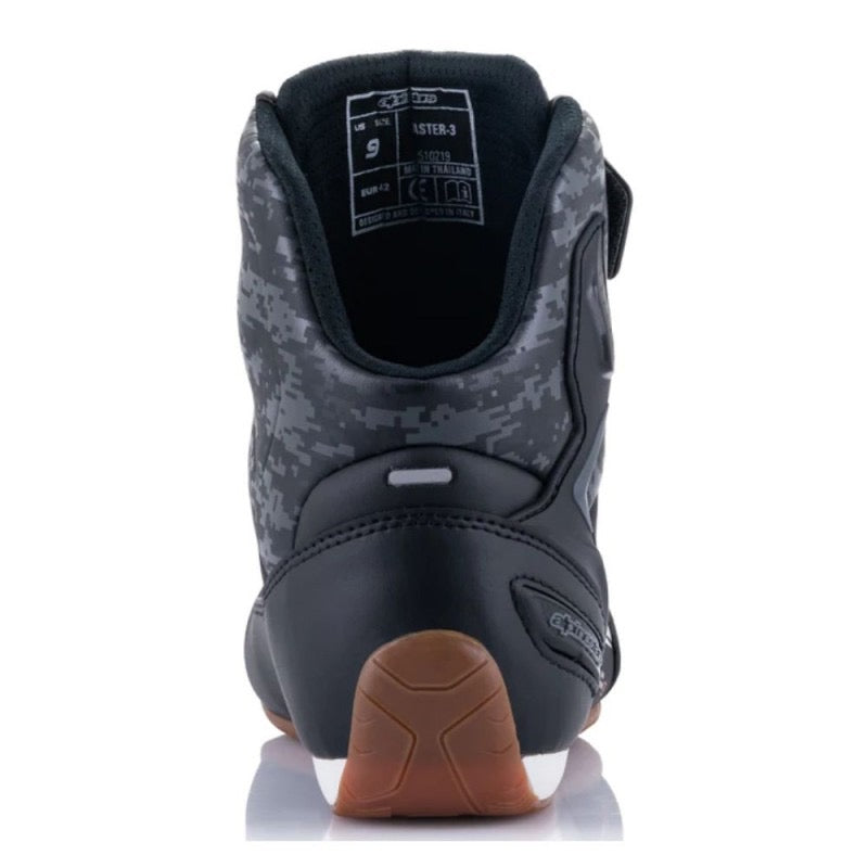 ALPINESTARS FASTER-3 NEGRO / GRIS OSCURO / GUM