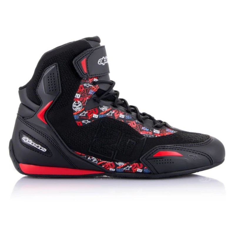 ALPINESTARS FASTER-3 RIDEKNIT NEGRO / ROJO BRILLANTE