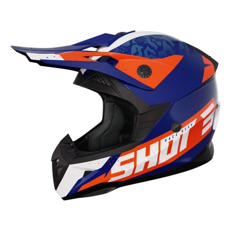 SHOT PULSE AIRFIT AZUL / BLANCO / NARANJA BRILLANTE