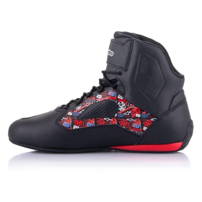 ALPINESTARS FASTER-3 RIDEKNIT NEGRO / ROJO BRILLANTE