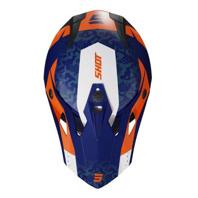 SHOT PULSE AIRFIT AZUL / BLANCO / NARANJA BRILLANTE